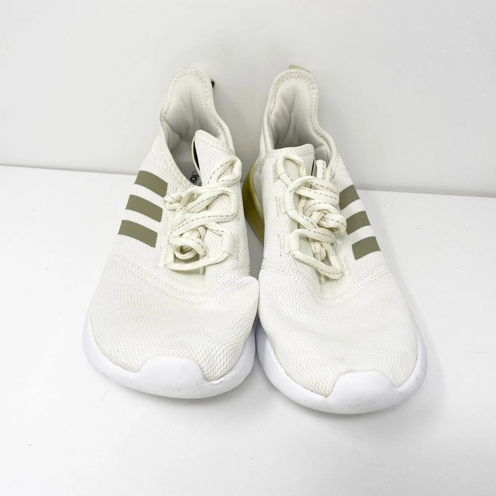 Adidas Womens Cloudfoam Pure 2.0 GX3192 White Running Shoes Sneakers Size 7.5