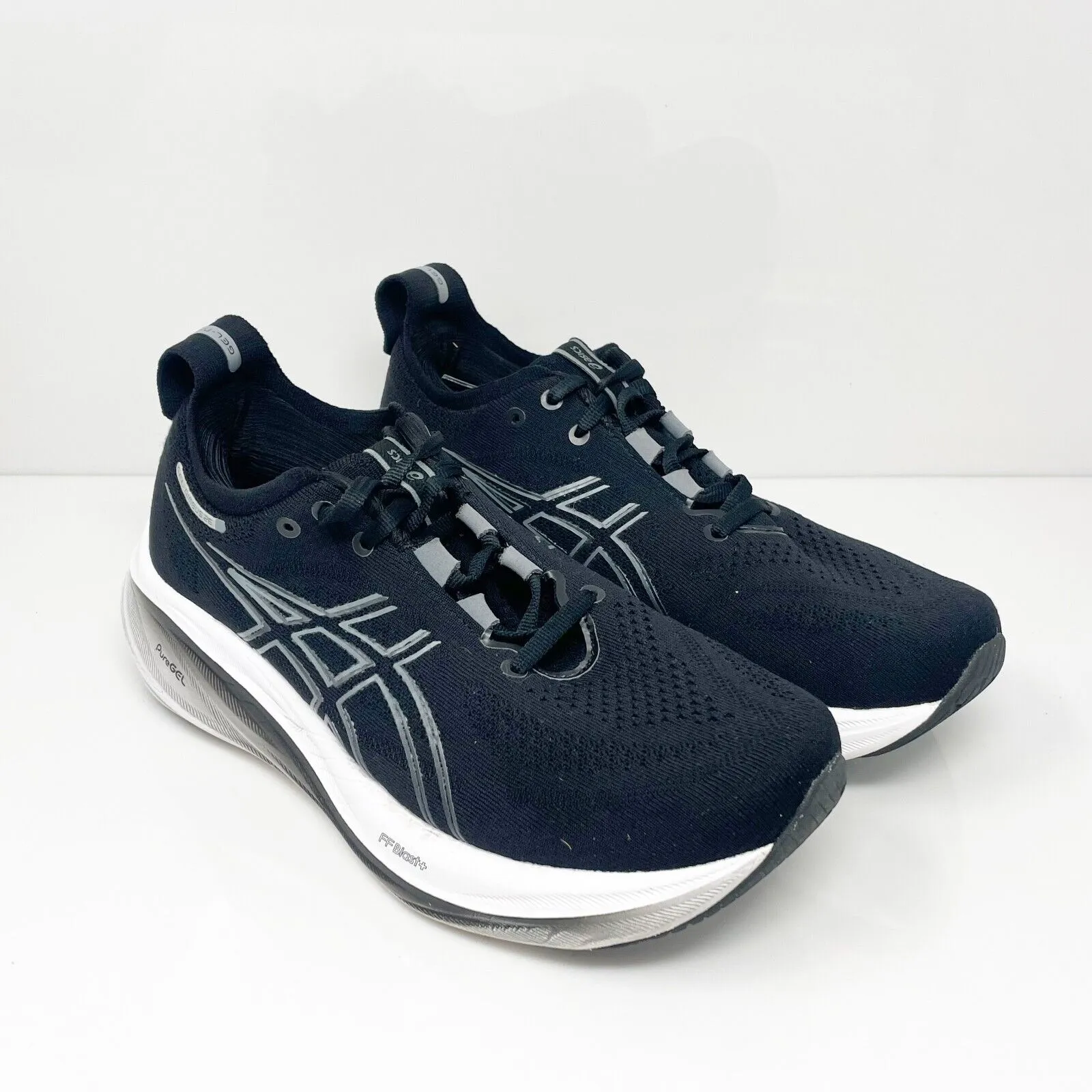 Asics Mens Gel Nimbus 26 1011B795 Black Running Shoes Sneakers Size 8 W