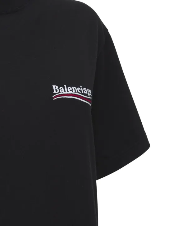 Balenciaga   Cotton jersey t-shirt dress 