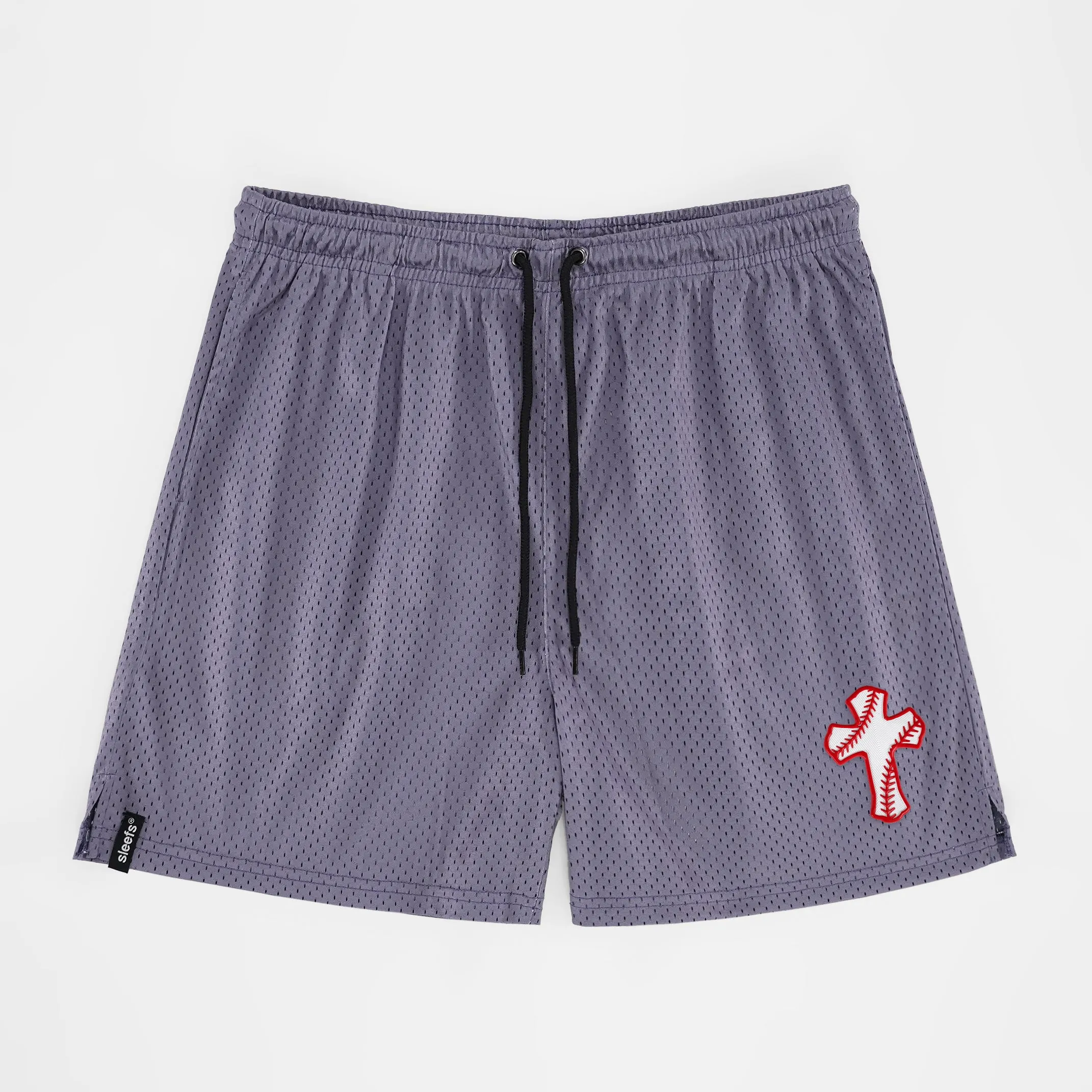 Baseball Cross Patch Shorts - 7
