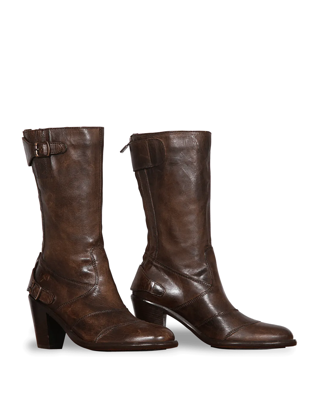 Belstaff Roadmaster High Heel Ladies' Boot, blackbrown