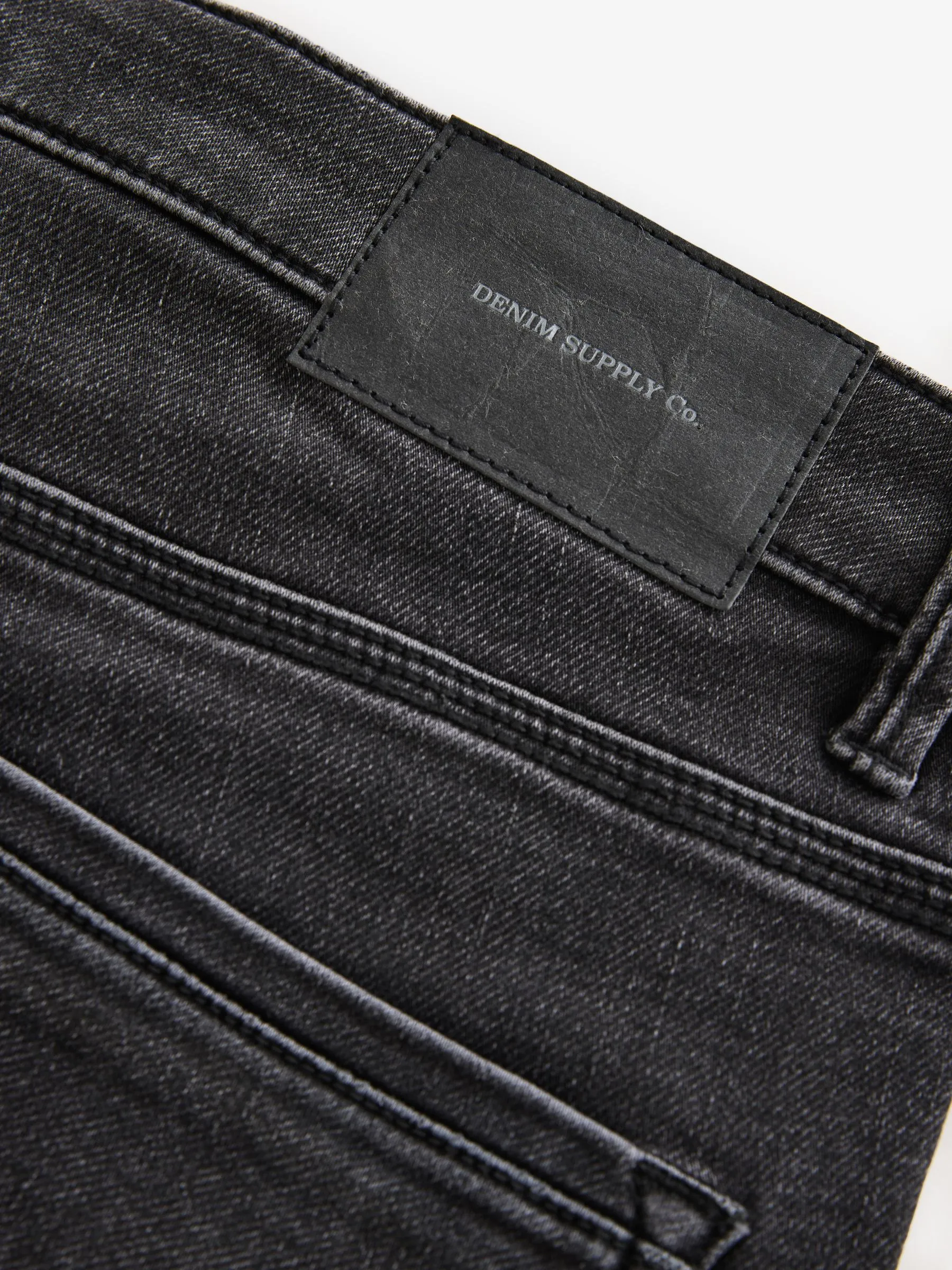 Black Washed Skinny Fit Comfort Stretch Jeans