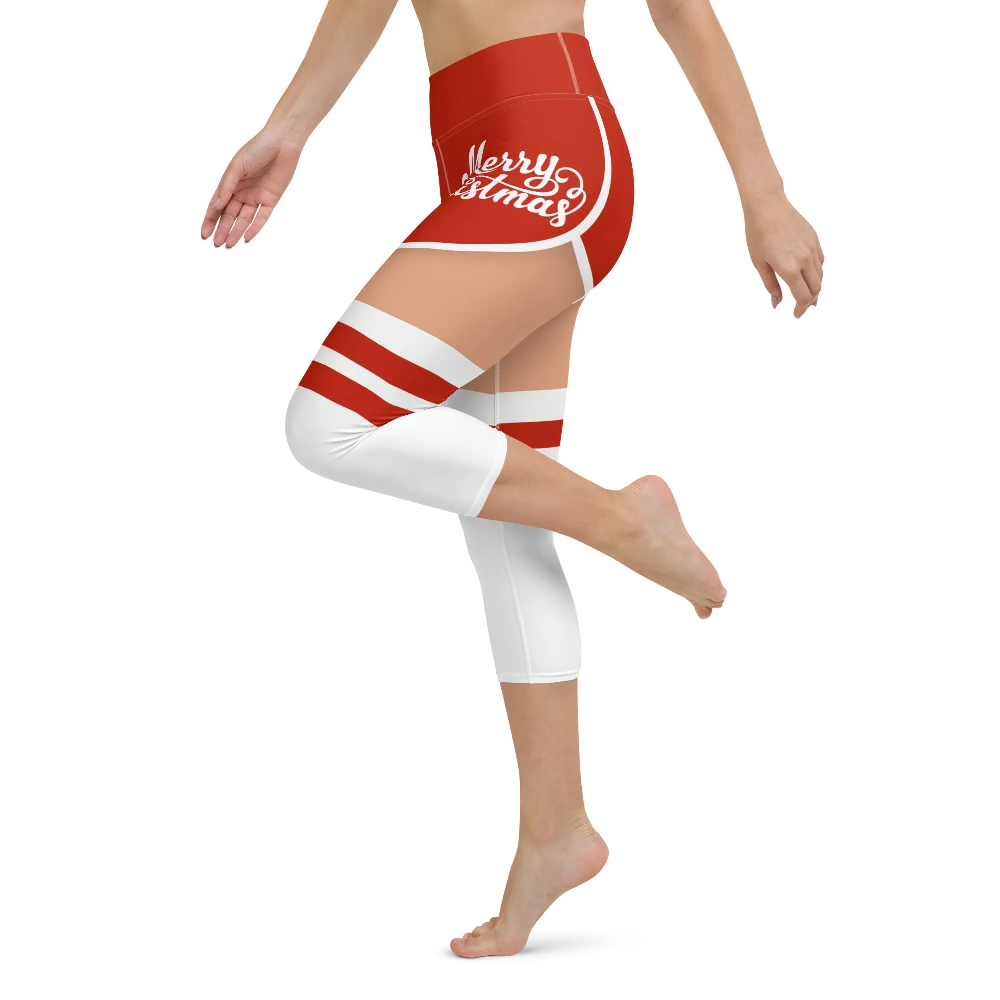 Christmas Shorts Yoga Capris