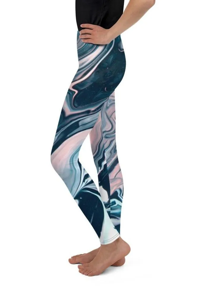 Dreamy Marble Youth Leggings