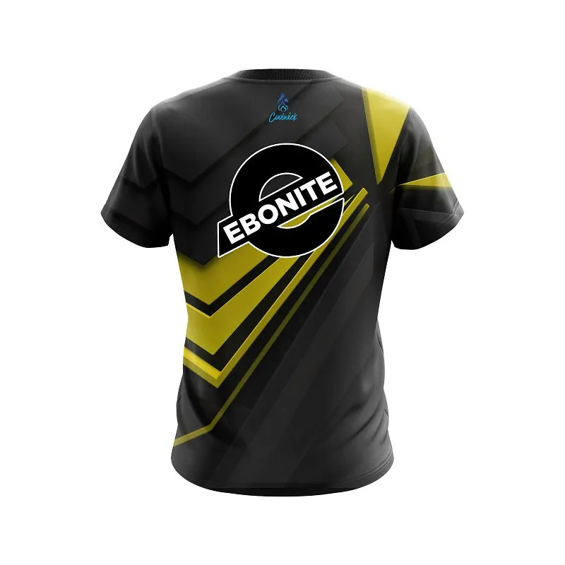 Ebonite Steaming Dynamic Yellow CoolWick Bowling Jersey