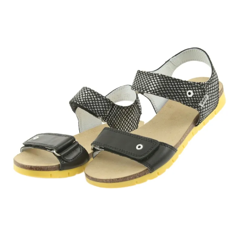 Girls' sandals Bartek 59183 black grey