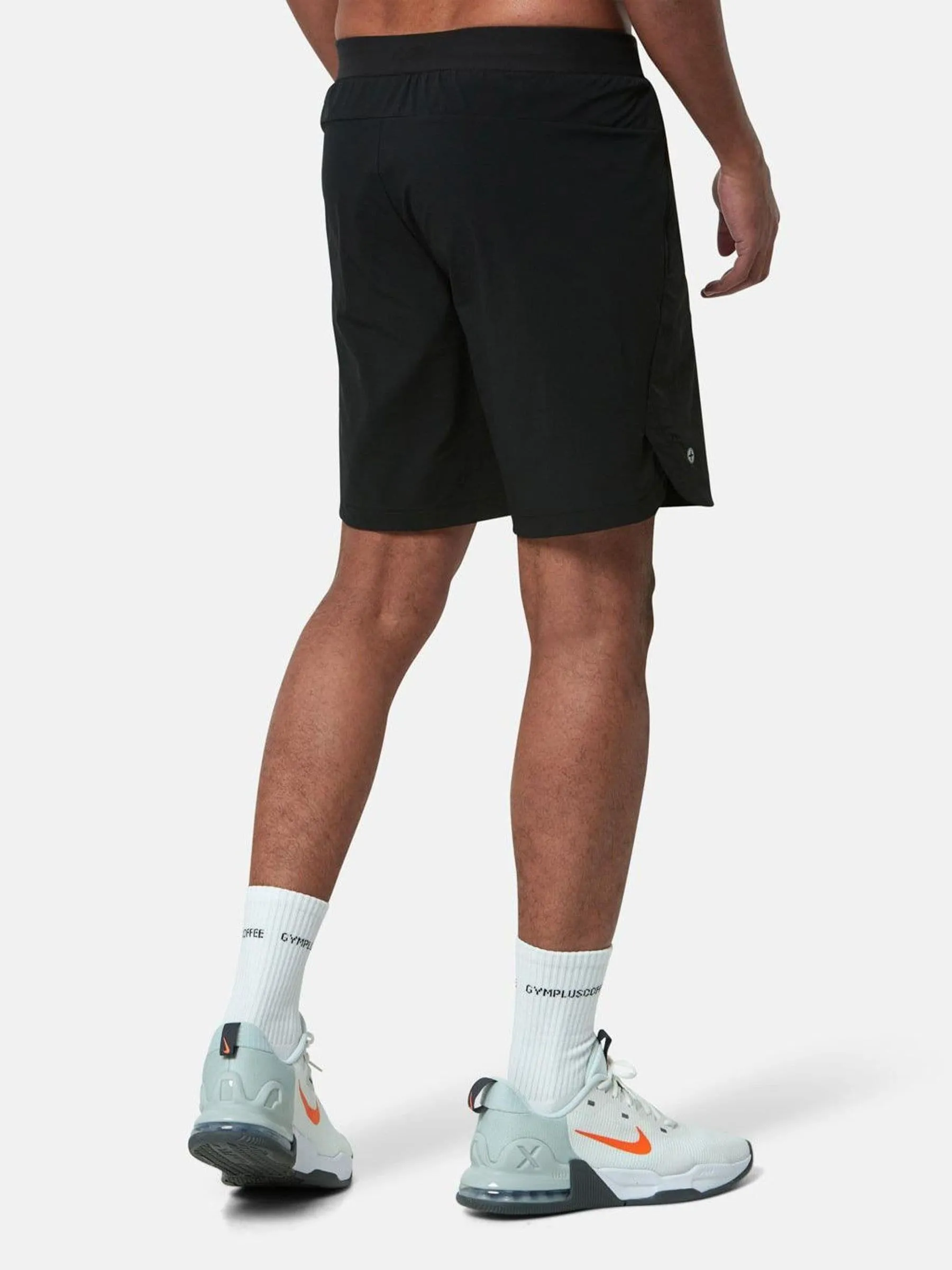 Gym + Coffee Black Mens Relentless Shorts