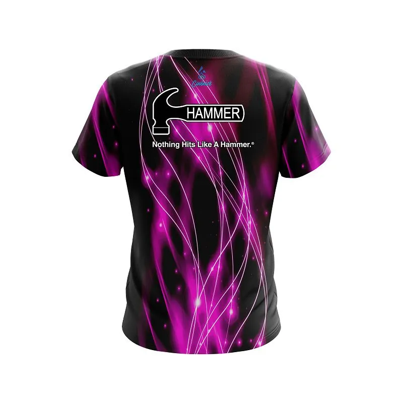 Hammer Pink Spiral Waves CoolWick Bowling Jersey