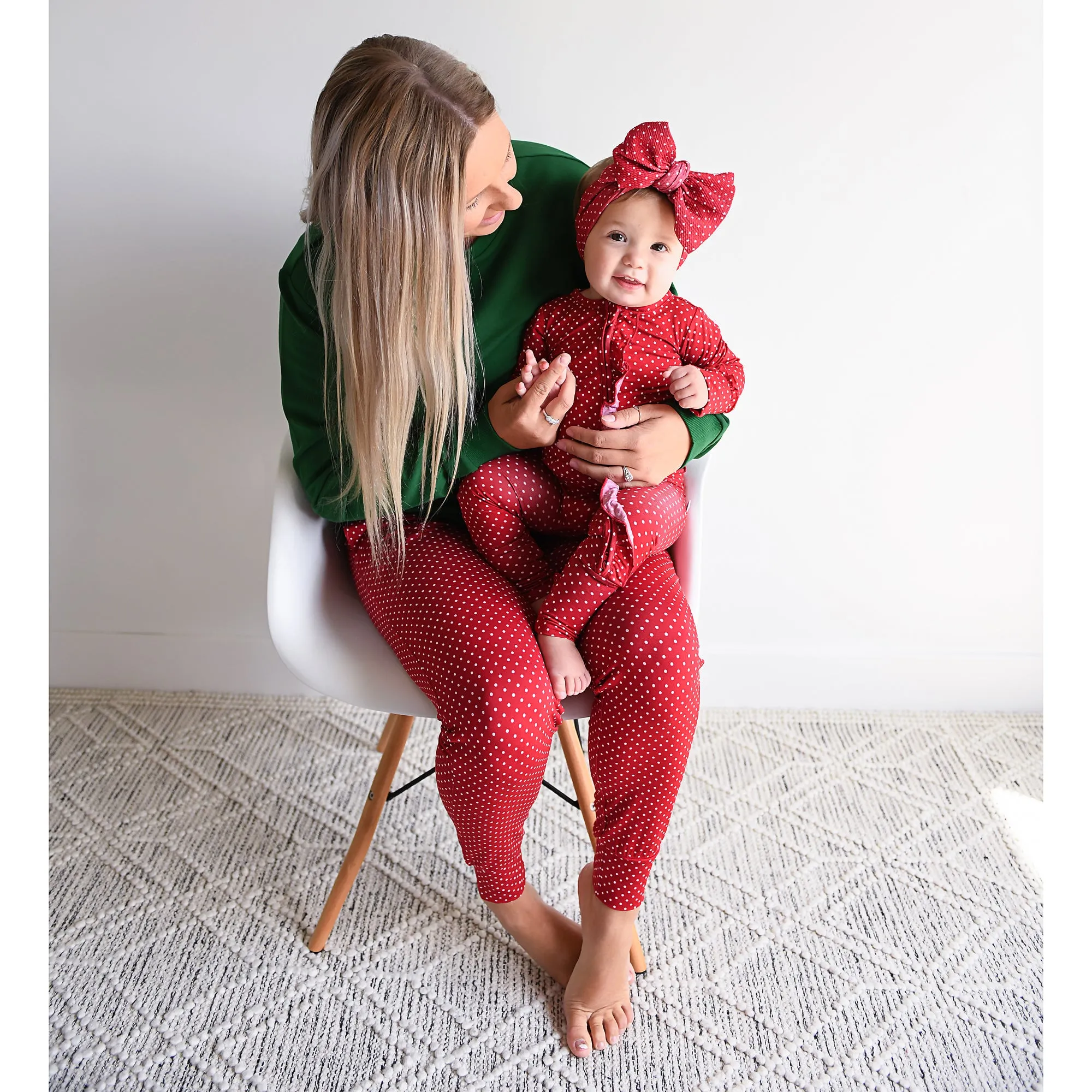 Ivy Red Dot MOMMY LEGGINGS