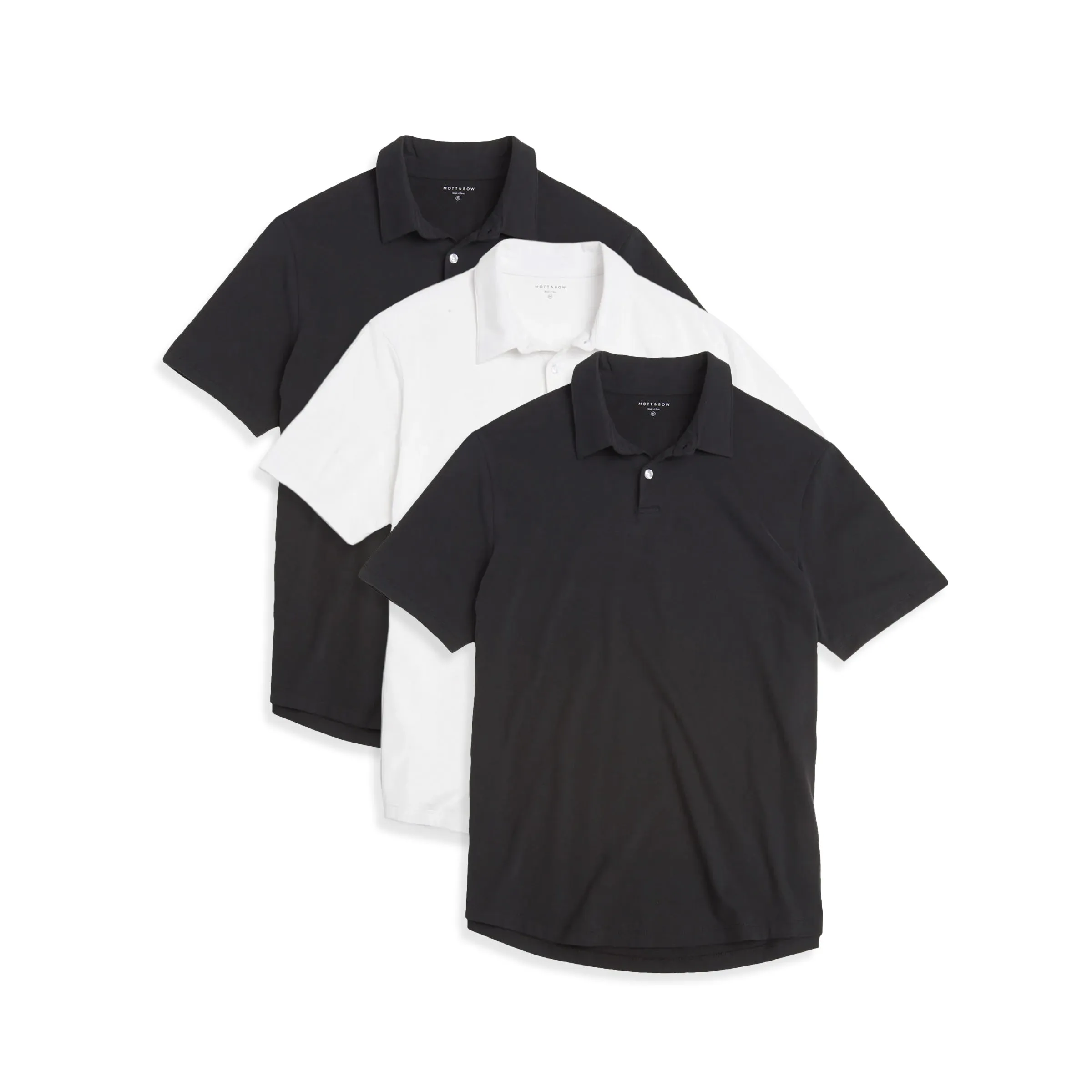 Jersey Sueded Polo 3-Pack