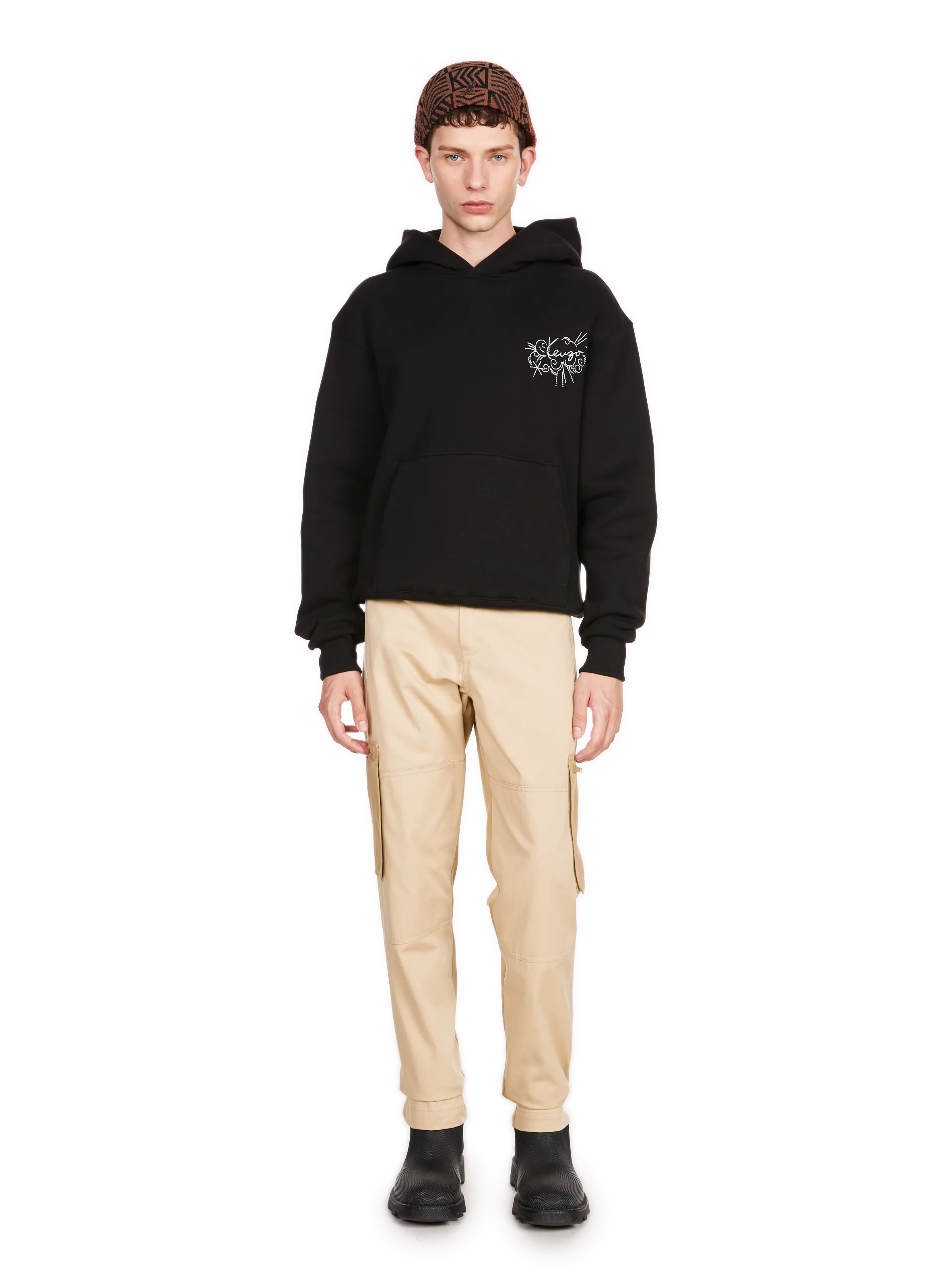 KENZO  Hoodies Gots Star Tiger - Black