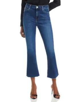Le Crop Mini High Rise Cropped Bootcut Jeans