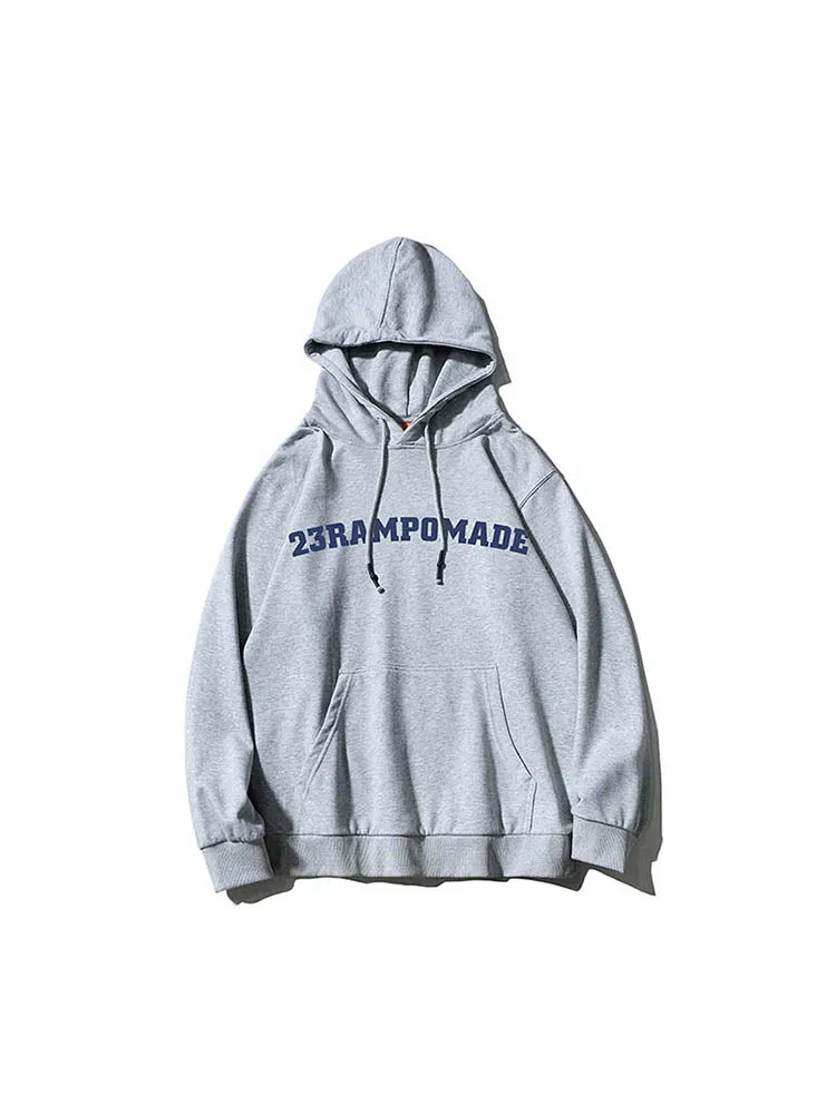   Men'S Flowy Streetwear Hoodies With Lettering   
