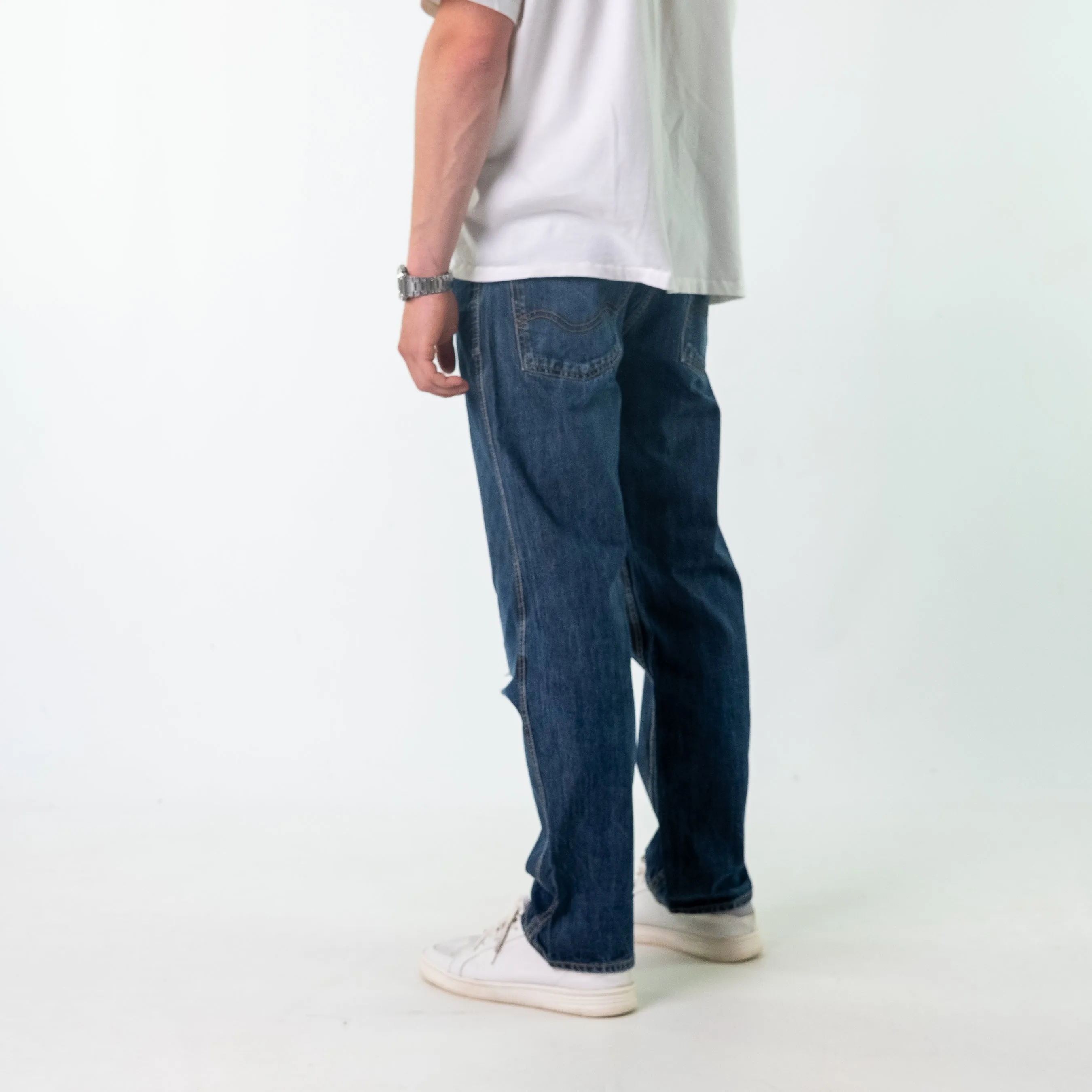 Navy Blue y2ks Carhartt Denim Jeans Baggy Pants (32x32)