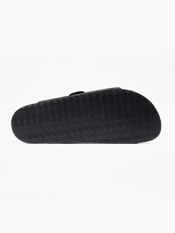 Original Penguin  Black Two Strap Footbed Sandals