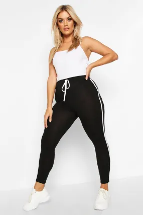 Plus Side Stripe Leggings