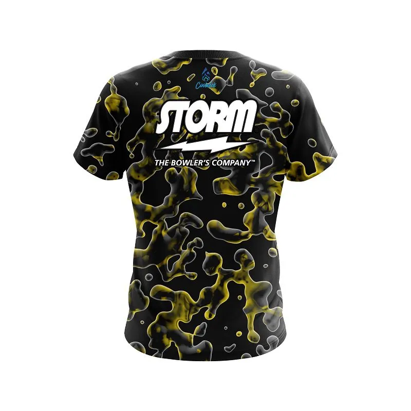 Storm Yellow Flowing Fluid CoolWick Bowling Jersey
