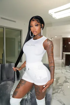 The Don Shorts Only White