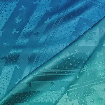 Tiffany T Dancing T Square Scarf in Infinity Blue® Silk 