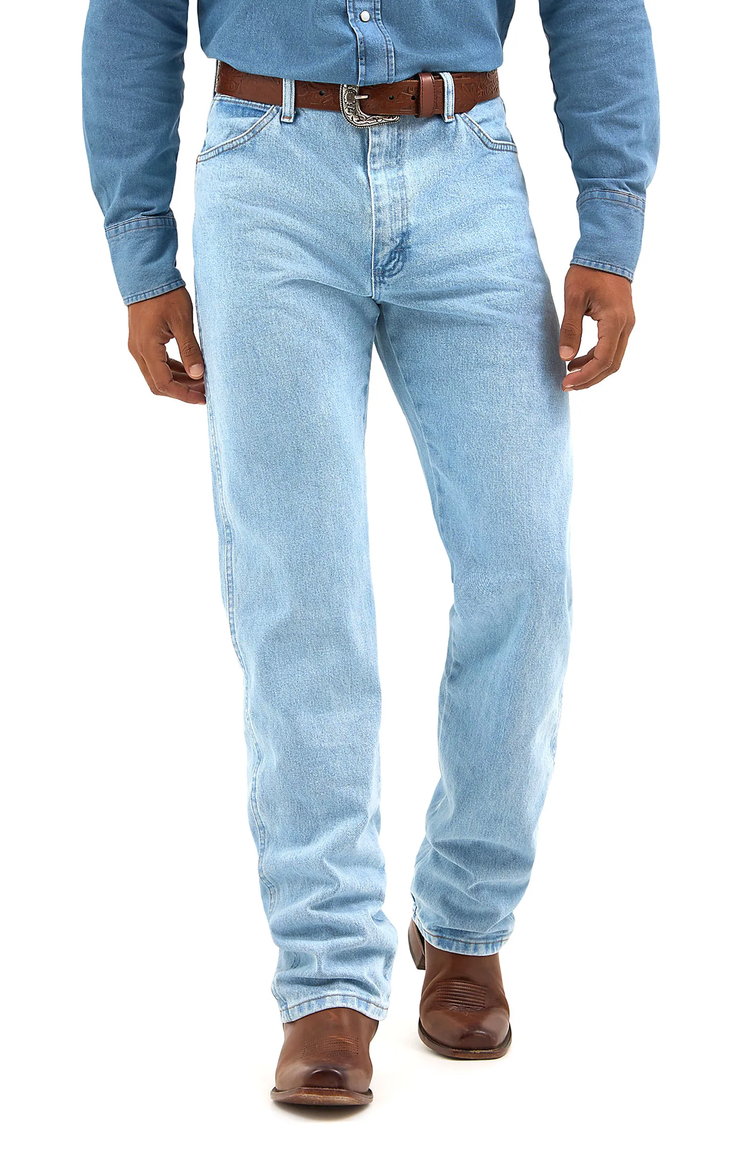 Wrangler Cowboy Cut Bleach Original Fit Tall Jeans