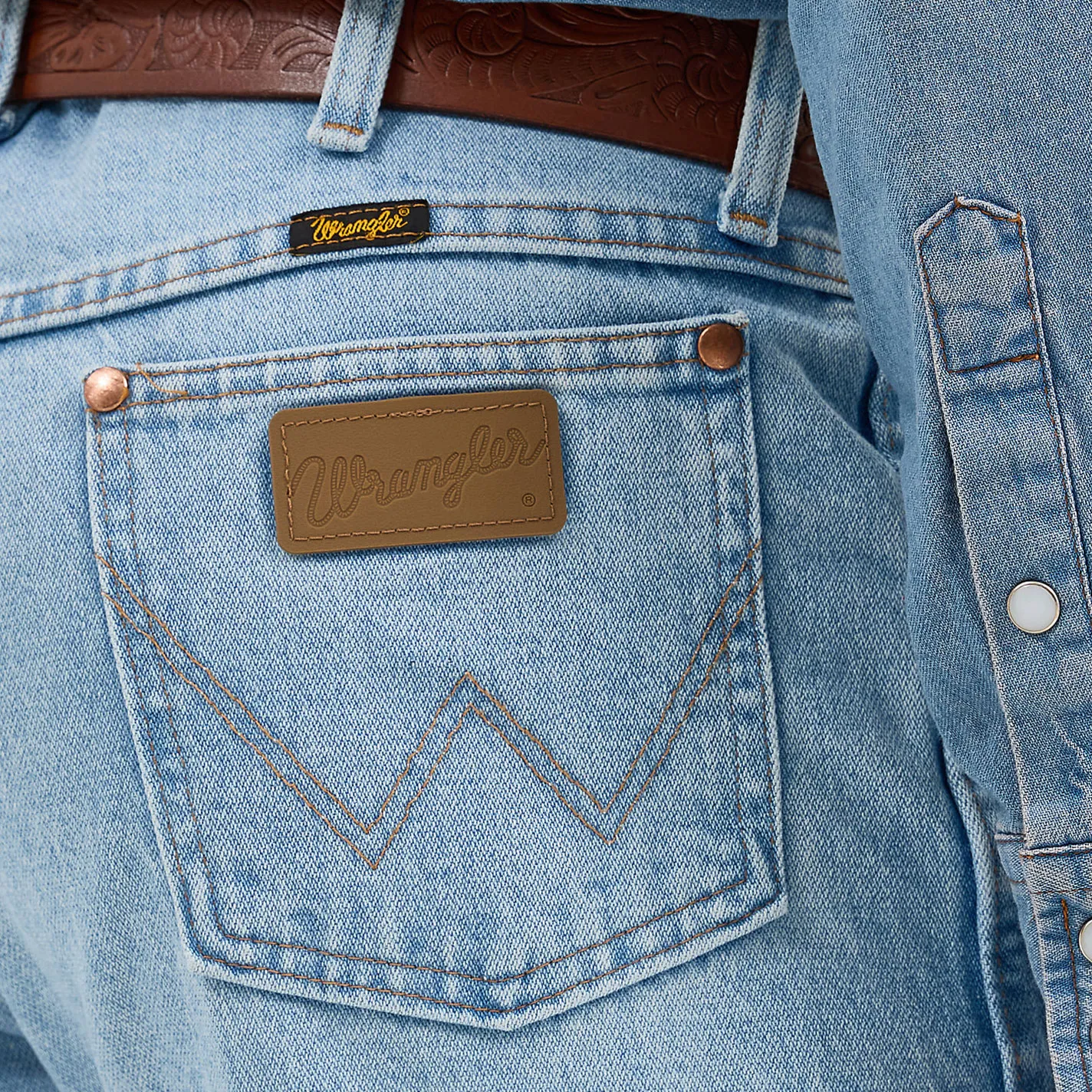 Wrangler Cowboy Cut Bleach Original Fit Tall Jeans